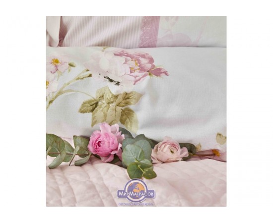 Постельное белье Karaca Home ранфорс - Rosa pembe 2018-2 розовый евро