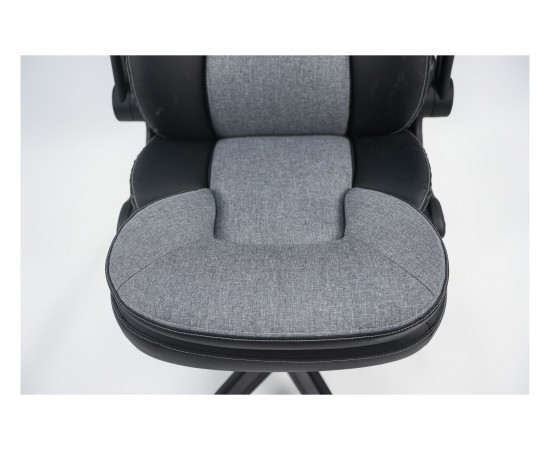 Кресло AMF Alpharo / Альфаро черный / ткань темно серая