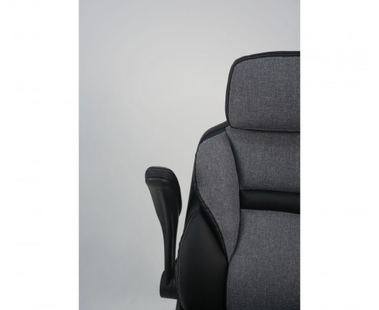 Кресло AMF Alpharo / Альфаро черный / ткань темно серая