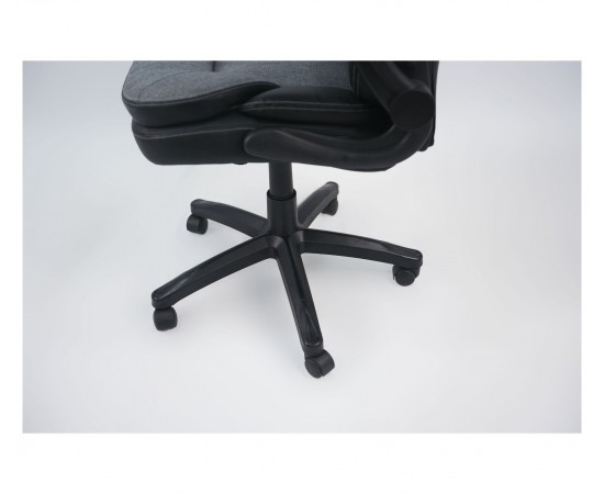 Кресло AMF Alpharo / Альфаро черный / ткань темно серая