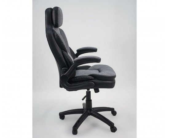 Кресло AMF Alpharo / Альфаро черный / ткань темно серая