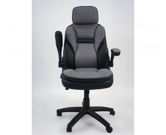 Кресло AMF Alpharo / Альфаро черный / ткань темно серая