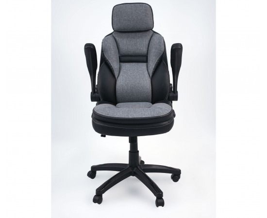 Кресло AMF Alpharo / Альфаро черный / ткань темно серая