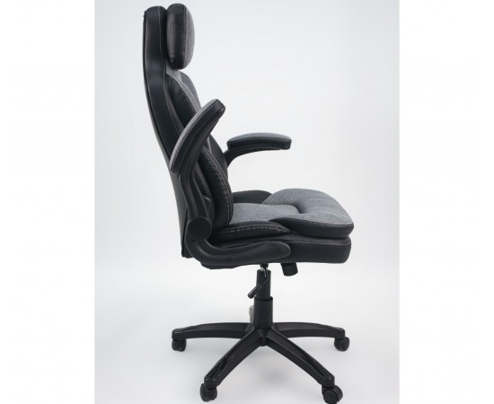 Кресло AMF Alpharo / Альфаро черный / ткань темно серая