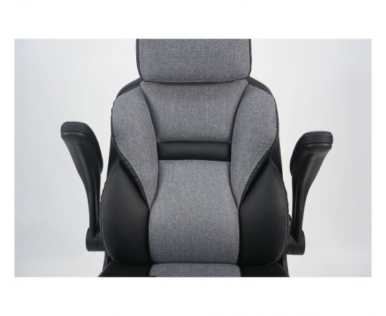 Кресло AMF Alpharo / Альфаро черный / ткань темно серая