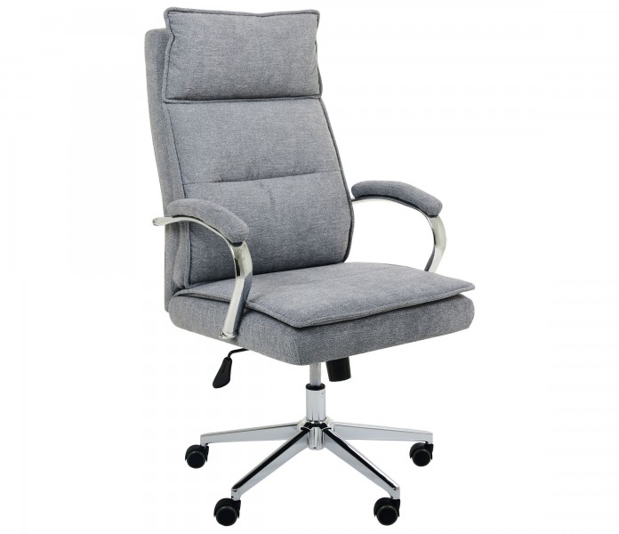 Кресло AMF руководителя Olimpic / Олимпик серая ткань