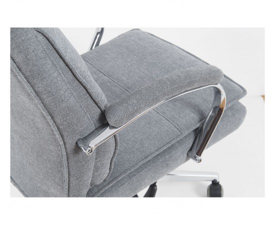 Кресло AMF руководителя Olimpic / Олимпик серая ткань