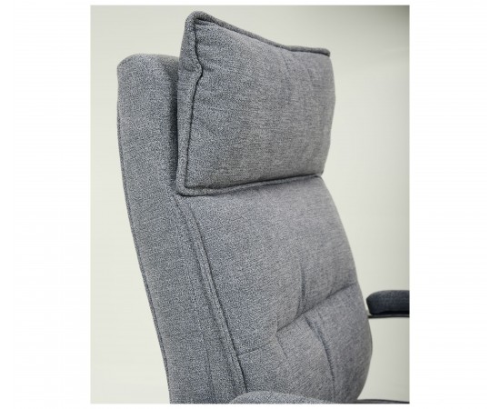 Кресло AMF руководителя Olimpic / Олимпик серая ткань