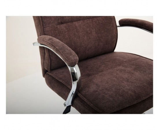 Кресло AMF руководителя Olimpic / Олимпик ткань коричневая