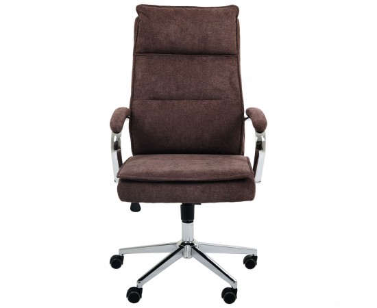 Кресло AMF руководителя Olimpic / Олимпик ткань коричневая