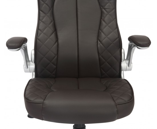 Кресло AMF Parker / Паркер кожзам коричневый