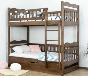 Кровать двухъярусная Drimka Рукавичка с подъемным механизмом