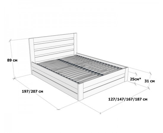 Кровать Drimka Лотос с подъемным механизмом