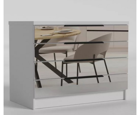 Комод Matroluxe зеркальный 1000 Noir / Нуар Комод Matroluxe зеркальный 1000 Noir / Нуар