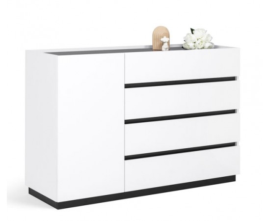 Комод Дуо 1 дверь 4 ящ.