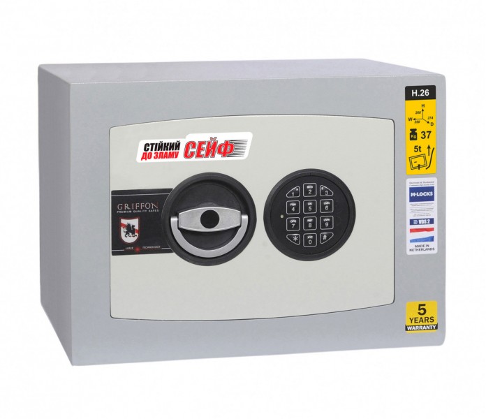 Сейф взломостойкий ПАРИТЕТ-К Griffon H.26.E