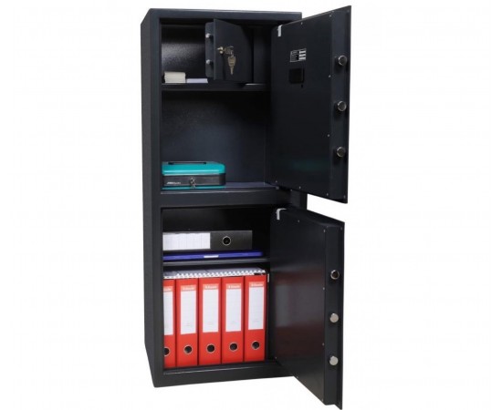 Сейф офисный двухсекционный "ПАРИТЕТ-К" R2.120.K.E