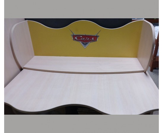 Детский комплект Волна Шкаф + кровать + стол + полка навесная