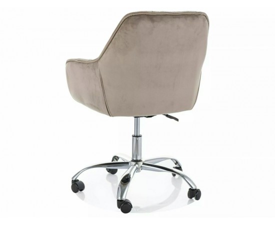 Кресло поворотное Q-190 VELVET темный беж 40