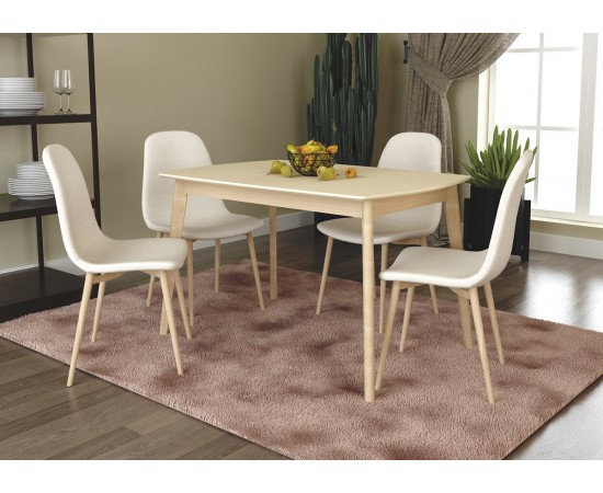 Стол EXEN ІІ 120(160)х80 дерево / кремовый