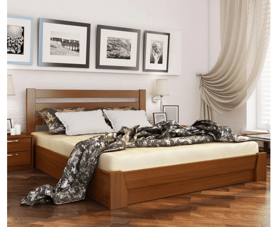 Кровать Эстелла СЕЛЕНА с подъемным механизмом и коробом для белья