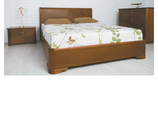 Кровать Олимп Милена с интарсией