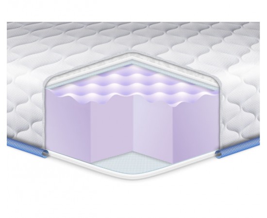 Тонкий матрас топпер Eurosleep Super massage / Супер массаж