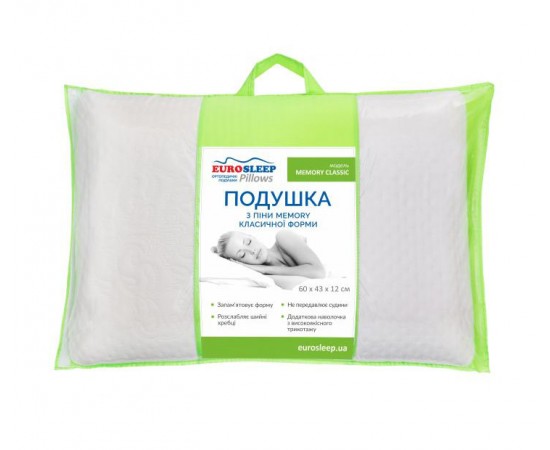 Подушка Eurosleep Memory classic / Мемори классик