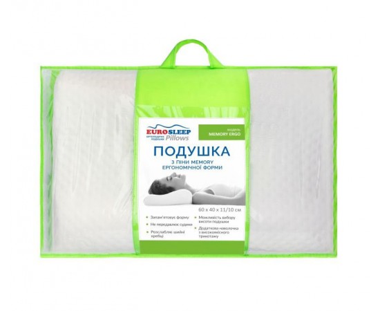 Подушка Eurosleep Memory ergo / Мемори эрго