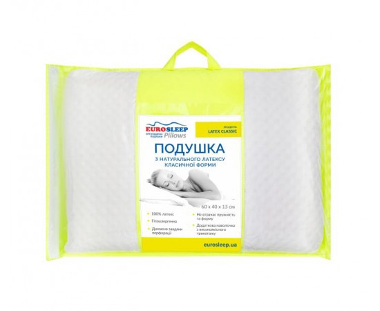 Подушка Eurosleep Latex classic / Латекс классик