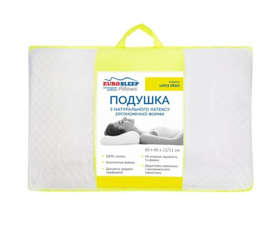 Подушка Eurosleep Latex ergo / Латекс эрго