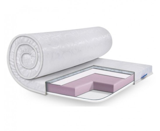 Тонкий матрас топпер Eurosleep Simplex Strong / Симплекс Стронг жаккард