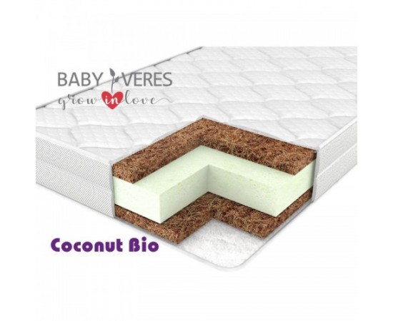 Детский ортопедический матрас для новорожденных Верес Coconut bio 8 / Коконут био 8