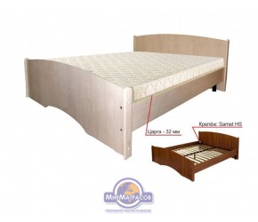 Кровать двухспальная Мебель-эконом Нега
