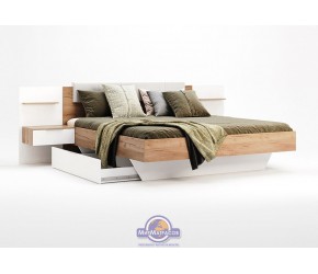 Кровать Miro Mark "Asti/Асти" с мягким изголовьем и тумбами
