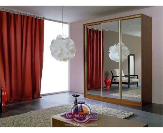 Шкаф-купе 2100х450х2100 на 3 фасада "Комфорт"