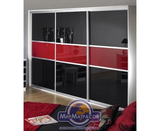 Шкаф-купе 2100х450х2100 на 3 фасада "Комфорт"